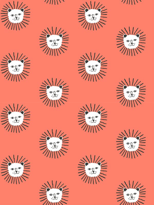 Lion s Mane  Wallpaper by Tea Collection - Watermelon For Cheap