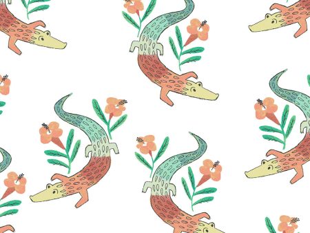 Gator Garden  Wallpaper by Tea Collection - Baja Online Sale