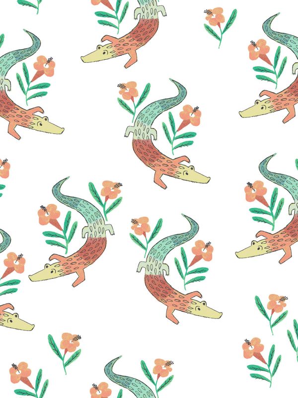 Gator Garden  Wallpaper by Tea Collection - Baja Online Sale