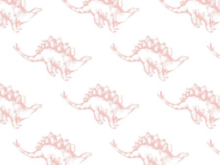 Dinos  Wallpaper by Tea Collection - Pink Discount