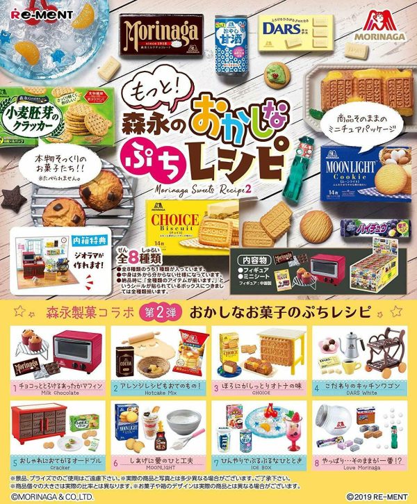 mo-16 RE-MENT Morinaga Funny Petit recipes Miniature figures BOX JAPAN OFFICAL Sale