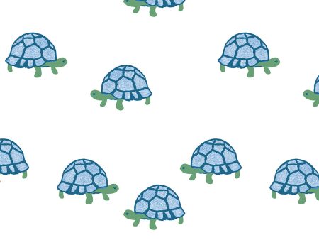 Tortoise  Wallpaper by Tea Collection - White Online Sale