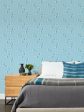 School of Fish  Wallpaper by Tea Collection - Blue Online Sale