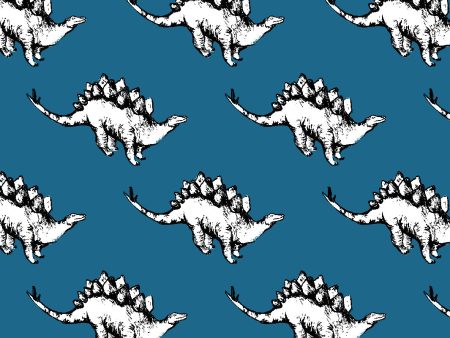 Dinos  Wallpaper by Tea Collection - Cadet Blue Sale