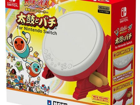 Nintendo Switch HORI TAIKO NO TATSUJIN Drum & BACHI Set for Switch JAPAN Online