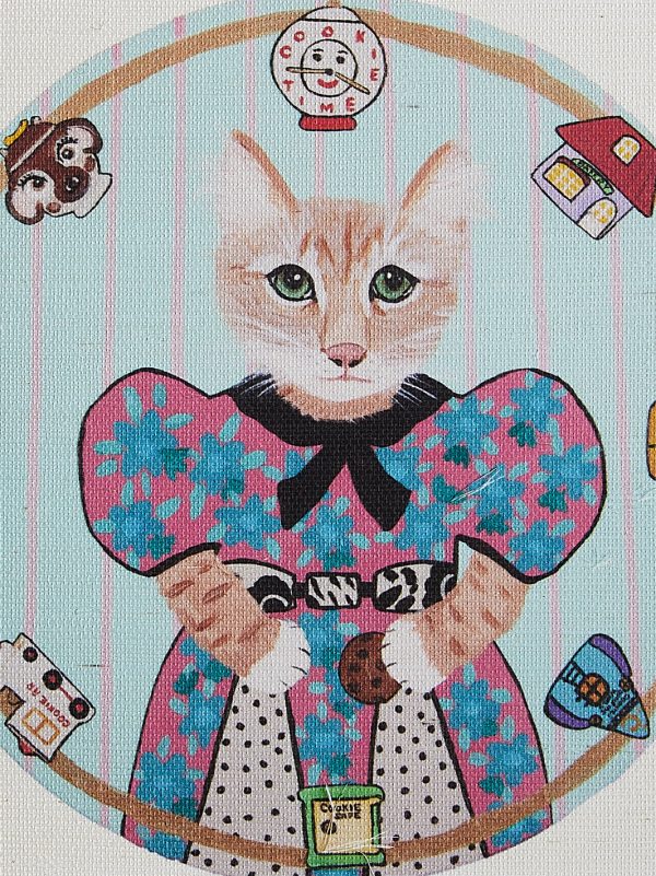 Cookie Jar Kitten  by Carly Beck Art Print Sale