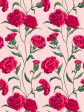 Townhouse  Mural Wallpaper by Sarah Jessica Parker - Scarlet on Pink Hot on Sale