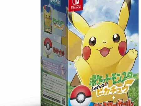 Nintendo Switch Pokemon Let s Go! Pikachu monster ball Plus Set JAPAN OFFICIAL For Cheap