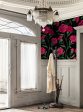 Townhouse  Wallpaper by Sarah Jessica Parker - Scarlet on Black For Sale