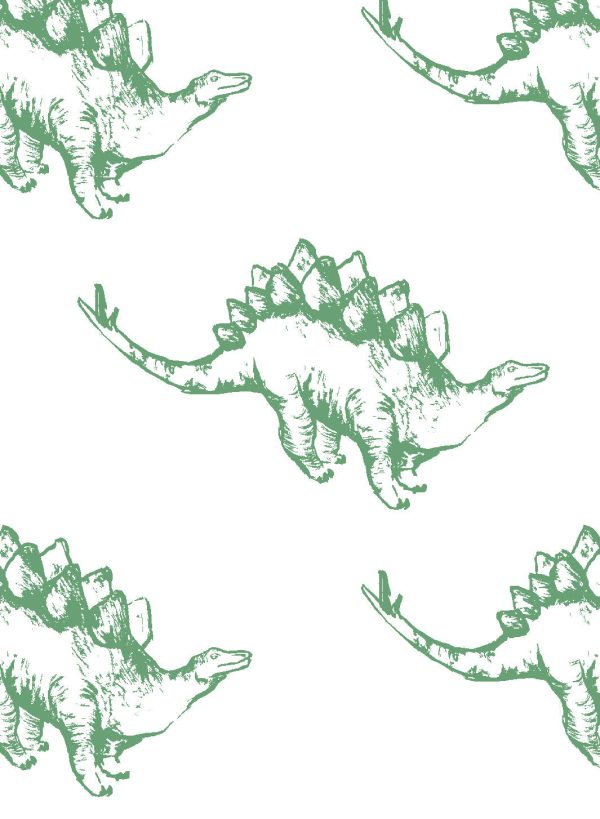 Dinos  Wallpaper by Tea Collection - Green Hot on Sale