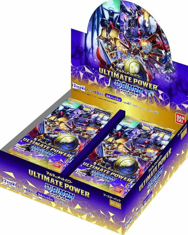 BANDAI Digimon Card Game Booster ULTIMATE POWER [BT-02] (BOX) JAPAN OFFICIAL For Sale