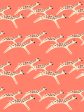 Galloping Giraffes  Wallpaper by Tea Collection - Watermelon For Discount