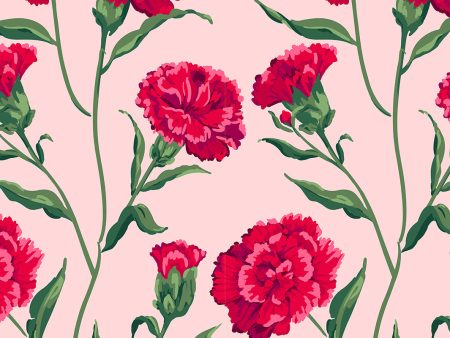 Townhouse  Wallpaper by Sarah Jessica Parker - Scarlet on Pink Sale