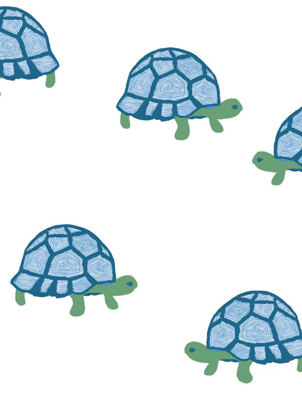 Tortoise  Wallpaper by Tea Collection - White Online Sale