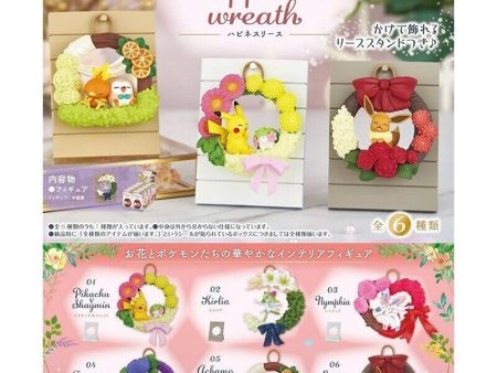 RE-MENT Pokemon Wreath Collection Happiness wreath 6 Pack BOX JAPAN OFFICIAL For Discount