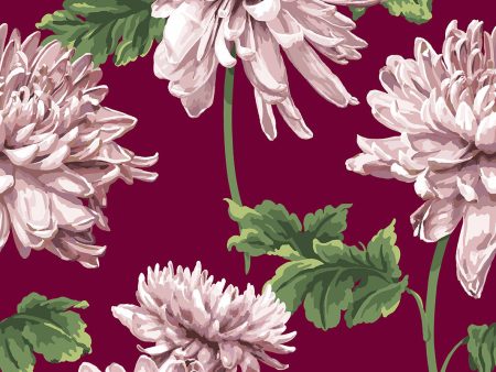 Mums for Marion  Wallpaper by Sarah Jessica Parker - Claret on Sale