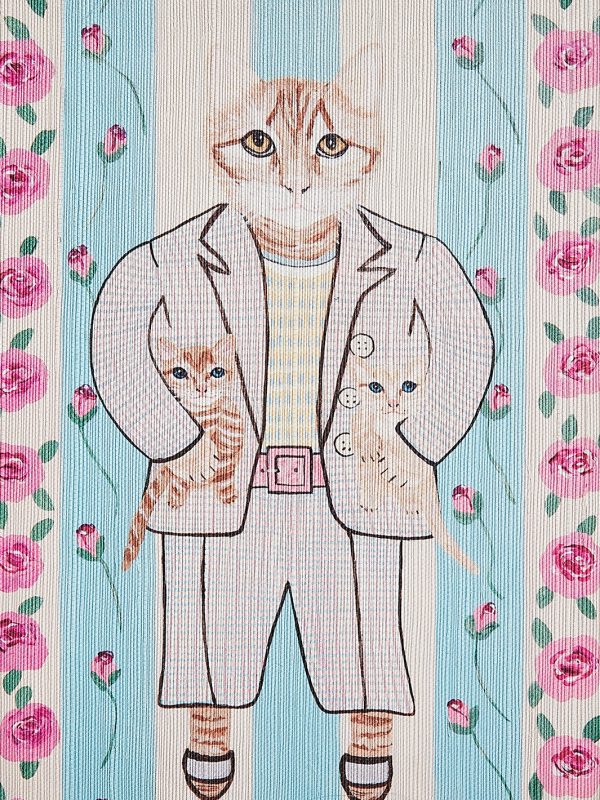 Petunia And Her Boys  by Carly Beck Art Print For Discount