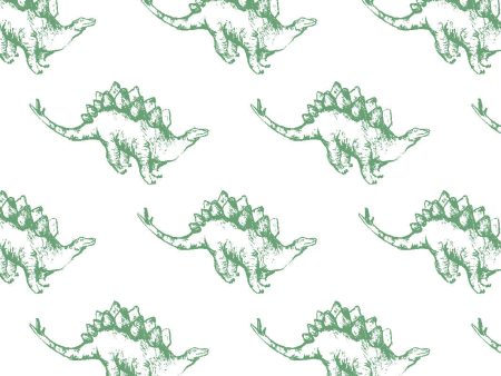 Dinos  Wallpaper by Tea Collection - Green Hot on Sale