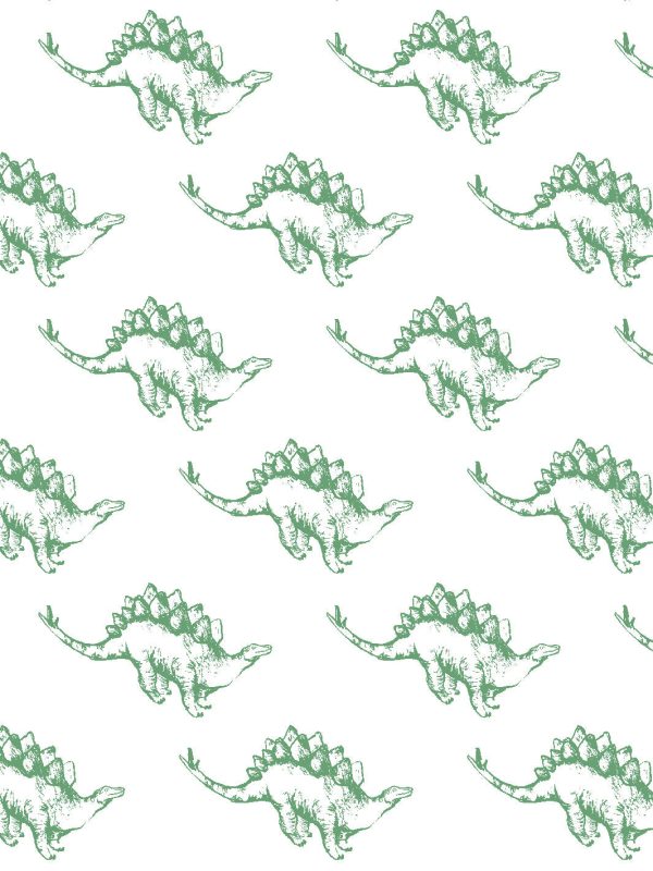 Dinos  Wallpaper by Tea Collection - Green Hot on Sale