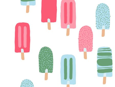 Popsicles  Wallpaper by Tea Collection - Strawberry Shortcake Online now