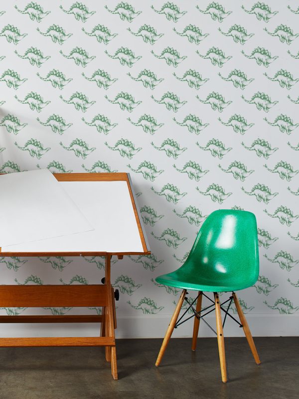 Dinos  Wallpaper by Tea Collection - Green Hot on Sale