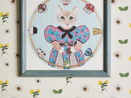 Cookie Jar Kitten  by Carly Beck Art Print Sale