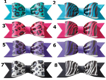 Animal Print Assortment Gum Paste Bows Online