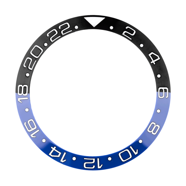 Custom Bezel Insert for Rolex GMT-Master II Blue Black Hot on Sale