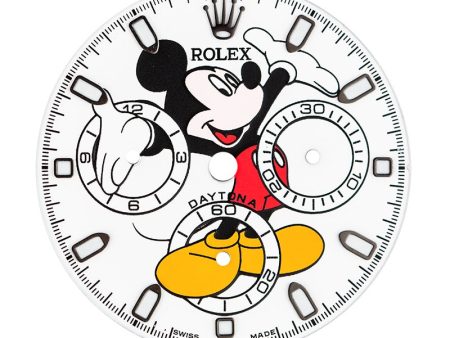 White Custom Mickey Mouse Dial for Rolex Daytona Online