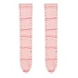 Custom Light Pink Alligator Strap for Cartier Santos 100 Midi Online now