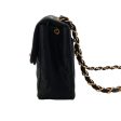 Chanel Vintage Mini Black Satin Cross Body Bag Sale