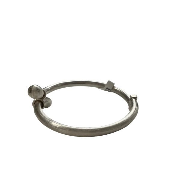 Sterling By-Pass Hinged Bangle For Sale