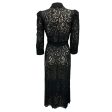 L Agence Black Kaiya Lace Shirtdress Fashion