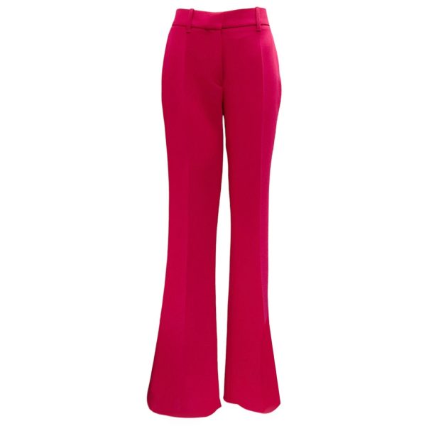 Barbara Bui Raspberry Wide Leg Crepe Pants Cheap