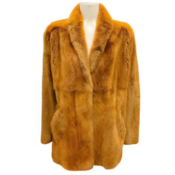 Sprung Freres Camel Mink Fur Coat Discount