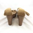 Ferragamo Suede Wedge Sandal. Size 9 Discount