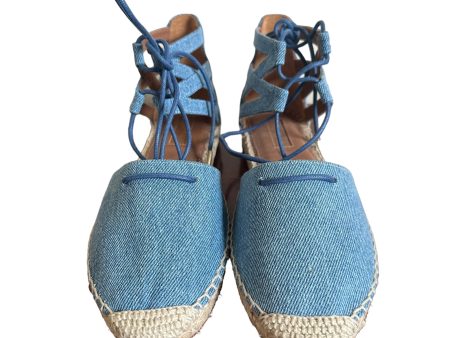 Aquazzura Blue Denim Espadrilles For Discount