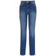 L Agence Sequoia Dean Mid Rise Slim Straight Jeans Discount