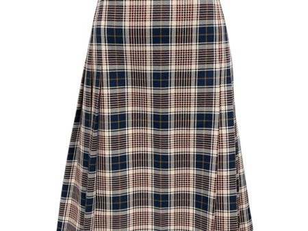 Tory Burch Milano Tartan Plaid Garrett Skirt Online