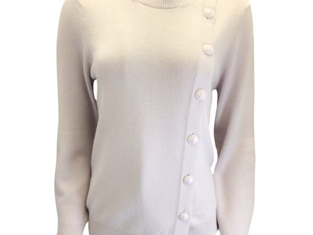 Barrie Lavender Pause Cashmere Knit Cardigan Sweater Online Hot Sale