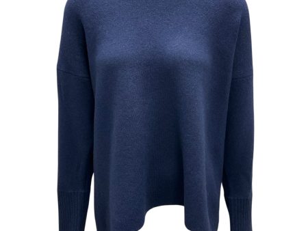 Proenza Schouler Blue Eco Cashmere Oversized Sweater For Sale