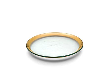 ROMAN ANTIQUE SALAD PLATE IN GOLD Supply