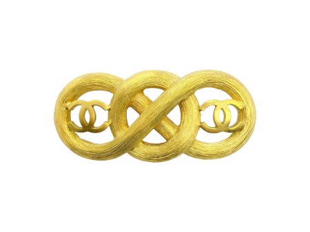 Chanel Gold Cruise 1995 Cc Infinity Brooch Online