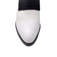 Alexander Wang White   Black Leather and Calf Hair Boots Discount