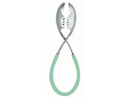 KISS STAINLESS TONGS WITH TURQUOISE HANDLE For Discount