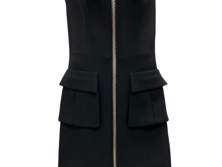 Brandon Maxwell The Marca Strapless Zip Front Mini Dress Discount