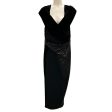 Talbot Runhof Black Sequined Velvet Gown   Formal Dress on Sale