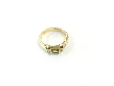 David Yurman Peridot Ring. Size 6 3 4 Hot on Sale