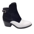 Alexander Wang White   Black Leather and Calf Hair Boots Discount