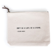 DON T BE A LADY CANVAS POUCH For Discount